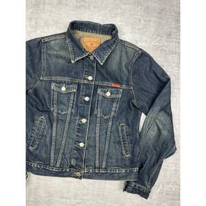 Womens Vintage Jean Denim Jacket Y2K